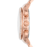 Michael Kors Chronograph Rose Gold Stainless Steel Strap Women Watch MK7242