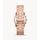 Michael Kors Chronograph Rose Gold Stainless Steel Strap Women Watch MK7324