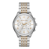MICHAEL KORS MERRICK CHRONOGRAPH TWO TONE STAINLESS STEEL MK8660 MEN'S WATCH - H2 Hub Watches
