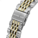 MICHAEL KORS MK8872 BAYVILLE CHRONOGRAPH BLACK DIAL TWO-TONE STAINLESS STEEL MEN'S WATCH