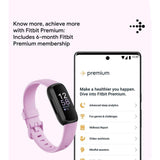 Fitbit Inspire 3 Black/Lilac Bliss  Unisex Smart Watch FB424BKLV-FRCJK