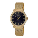CASIO MQ-24MG-1EDF-P GOLD STAINLESS STEEL MESH STRAP WOMEN WATCH