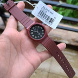 CASIO CLASSIC MQ-24UC-4BDF RED RESIN CASUAL MEN WATCH