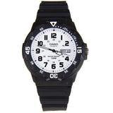 Casio General White Dial With Black Resin Strap Unisex Watch MRW-200H-7BVDF-P