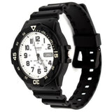 Casio General White Dial With Black Resin Strap Unisex Watch MRW-200H-7BVDF-P