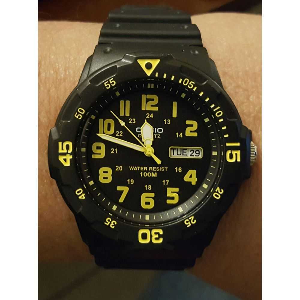CASIO GENERAL MRW-200H-9BVDF QUARTZ BLACK RESIN MEN'S WATCH - H2 Hub Watches