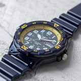 Casio General Blue Dial And Resin Strap Men Watch MRW-200HC-2BVDF-P