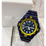 Casio General Blue Dial And Resin Strap Men Watch MRW-200HC-2BVDF-P
