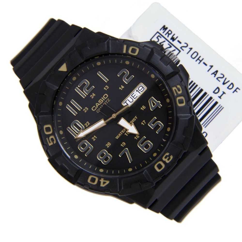CASIO GENERAL MRW-210H-1A2VDF BLACK RESIN MEN'S WATCH - H2 Hub Watches