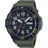 CASIO GENERAL MRW-210H-3AVDF BLACK RESIN BAND MEN WATCH