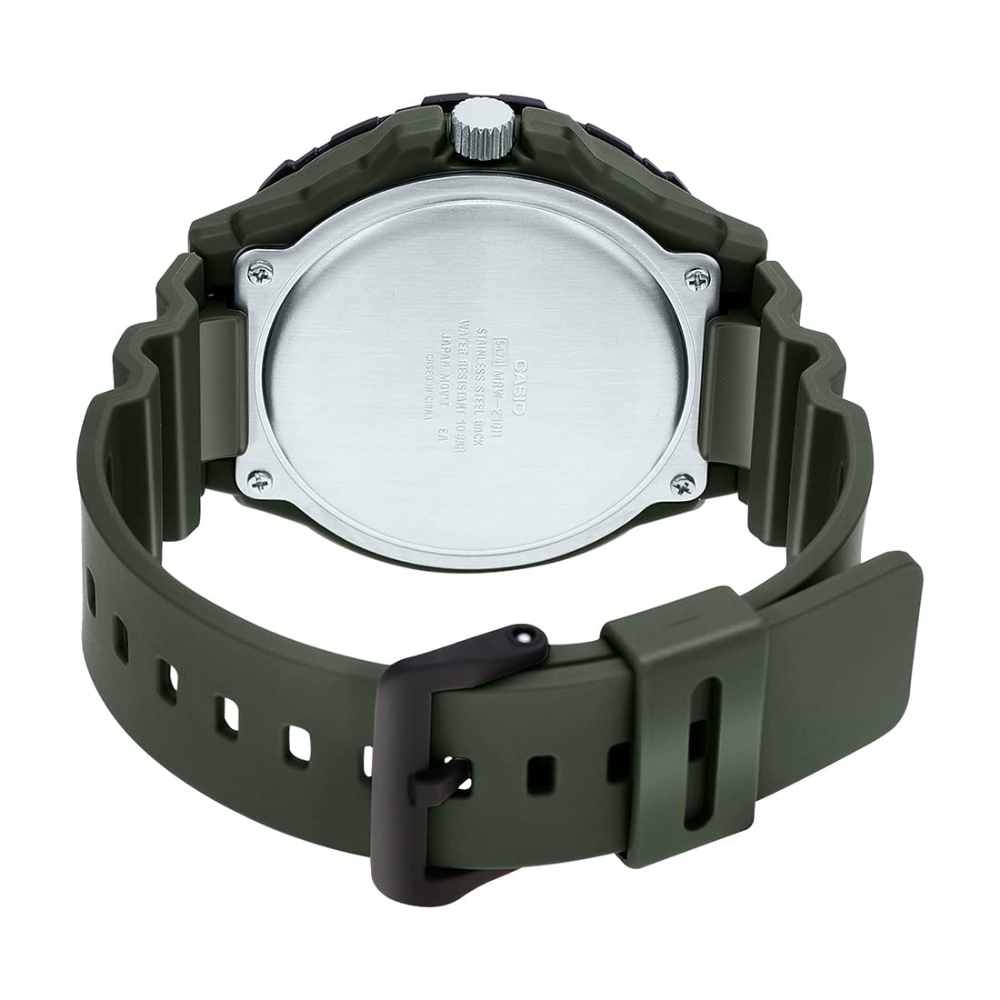 Cinturino Originale Casio Per MRW-210H &ndash; Nero, Resina, Ricambio 10527776, Made In Japan