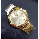 CASIO ANALOG MMTP-1170N-9ARDF-P GOLD STAINLESS STEEL UNISEX WATCH