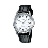 CASIO GENERAL MTP-1183E-7BDF-P BLACK LEATHER UNISEX WATCH