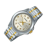 CASIO GENERAL MTP-1215SG-7B3DF CHAMPAGNE GOLD DIAL TWO-TONE BRACELET UNISEX'S WATCH