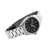 Casio General Black Dial Silver Stainless Steel Strap Men Watch MTP-1302D-1A1VDF-P
