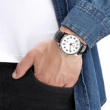 Casio General White Dial With Black Leather Strap Men Watch MTP-1303L-7BVDF-P