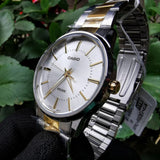 Casio General Silver Dial Two-Tone Stainless Steel Strap Men Watch MTP-1303SG-7AVDF-P