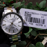 Casio General Silver Dial Two-Tone Stainless Steel Strap Men Watch MTP-1303SG-7AVDF-P