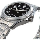 Casio General MTP-1308D-1BVDF Black Stainless Steel Men's Watch