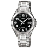 Casio General MTP-1308D-1BVDF Black Stainless Steel Men's Watch