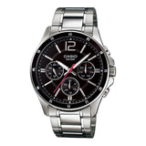 CASIO GEN STOCK MTP-1374D-1AVDF-P STAINLESS STEEL MEN WATCH