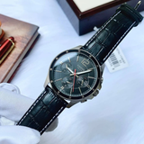 Casio General Black Dial And Black Leather Strap Men Watch MTP-1374L-1AVDF-P