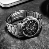 Casio General Black Dial With Silver Stainless Steel Men Watch MTP-1375D-1AVDF-P