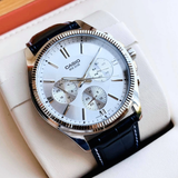 Casio General Chronograph Black Leather Strap Men Watch MTP-1375L-7AVDF-P