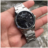 Casio General Black Dial Silver Stainless Steel Strap Men Watch MTP-1381D-1AVDF-P