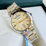 Casio General Gold Dial And Two-Tone Stainless Steel Strap Men Watch MTP-1381G-9AVDF-P