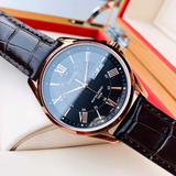 Casio General Black Dial With Brown Leather Strap Men Watch MTP-1384L-1AVDF-P