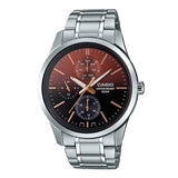 CASIO ANALOG  MTP-E330D-5AVDF STAINLESS STEEL MEN WATCH