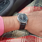 Casio General Black Dial And Black Leather Strap Men Watch MTP-V001L-1BUDF-P