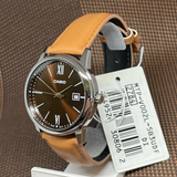 Casio General Brown Leather Strap Men Watch MTP-V002L-5B3UDF-P
