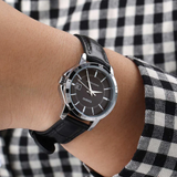 Casio General Black Dial And Leather Strap Women Watch MTP-V004L-1AUDF-P