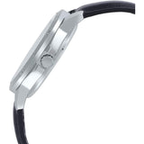 CASIO GENERAL MTP-V004L-1BUDF-P BLACK LEATHER MEN WATCH