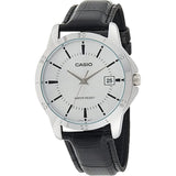 CASIO GENERAL MTP-V004L-7AUDF-P BROWN LEATHER MEN WATCH