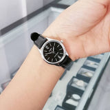CASIO GENERAL MTP-V005L-1BUDF-P BLACK LEATHER STRAP MEN WATCH