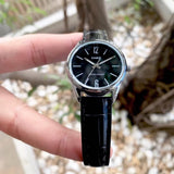 CASIO GENERAL MTP-V005L-1BUDF-P BLACK LEATHER STRAP MEN WATCH
