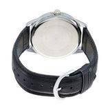 CASIO GENERAL MTP-V005L-1BUDF-P BLACK LEATHER STRAP MEN WATCH