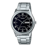 Casio General Black Dial And Silver Stainless Steel Strap Men Watch MTP-V006D-1B2UDF-P