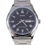 CASIO GENERAL MTP-V006D-1BUDF-P SILVER STAINLESS STEEL MEN WATCH
