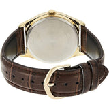 CASIO GENERAL MTP-V006GL-7BUDF-P BROWN LEATHER MEN WATCH