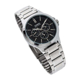 Casio General Chronograph Silver Stainless Steel Strap Unisex Watch MTP-V300D-1AUDF-P