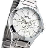 Casio General Quartz Silver Stainless Steel Men Watch MTP-V300D-7AUDF-P