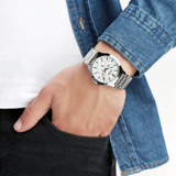 Casio General Quartz Silver Stainless Steel Men Watch MTP-V300D-7AUDF-P