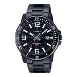 CASIO GENERAL MTP-VD01B-1BVUDF BLACK STAINLESS STEEL MEN'S WATCH