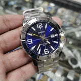 Casio Enticer Chronograph Silver Stainless Steel Strap Men Watch MTP-VD01D-2BVUDF-P