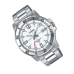 CASIO GENERAL MTP-VD01D-7EVUDF SILVER STAINLESS STEEL MEN'S WATCH - H2 Hub Watches