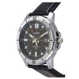 Casio General Black Leather Strap Unisex Watch MTP-VD01L-1EVUDF-P